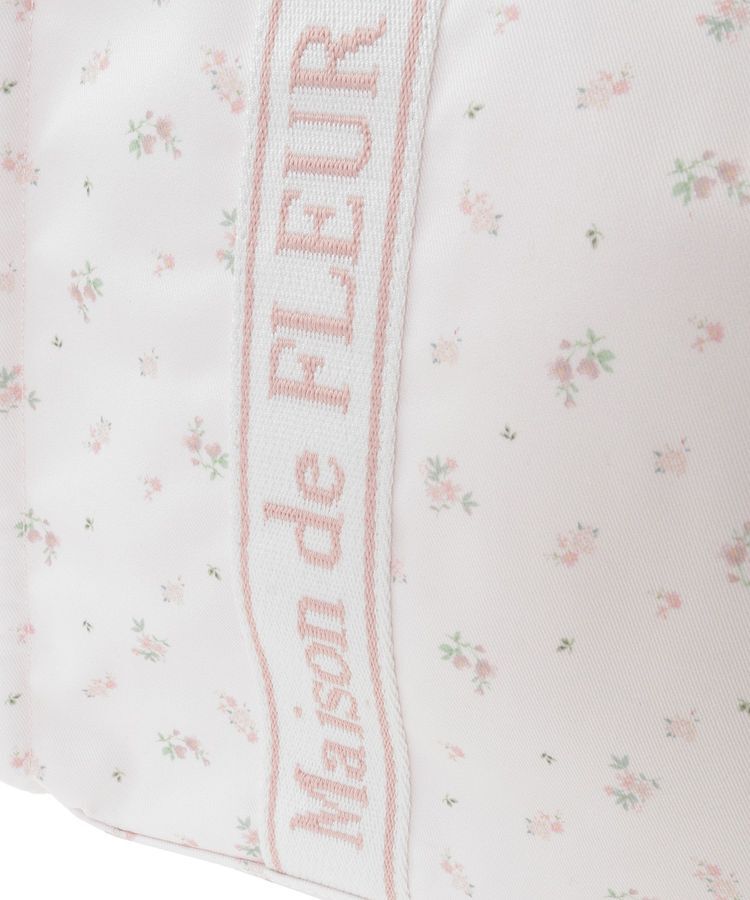 Maison de FLEUR「ピンクマニアフラワープリントトートバッグ」|トートバッグ|