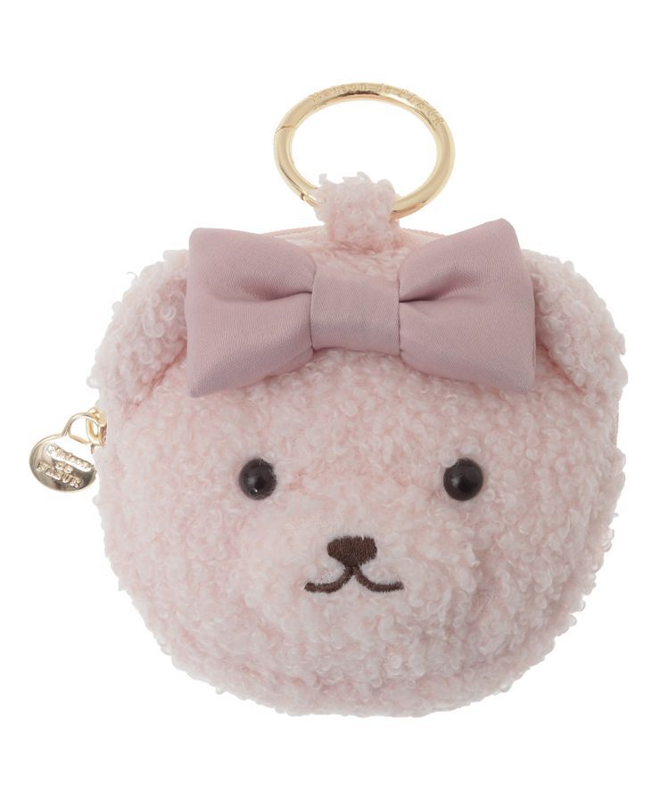 Maison de FLEUR「リボンベアチャームポーチ」|ポーチ|