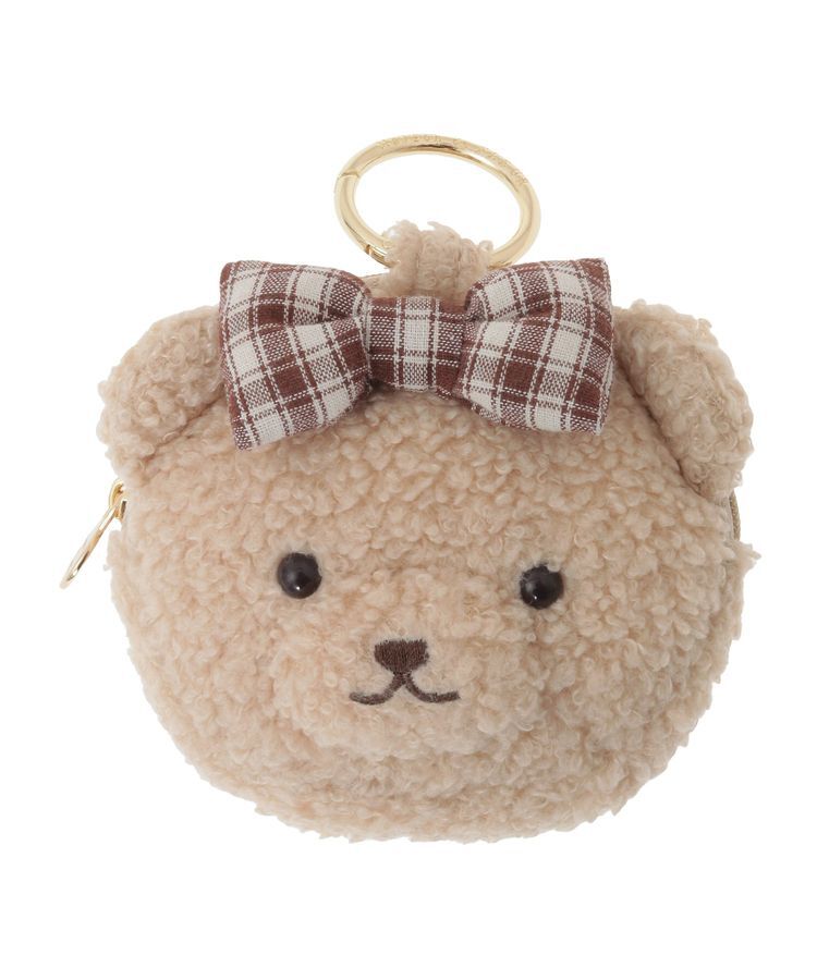 Maison de FLEUR「リボンベアチャームポーチ」|ポーチ|