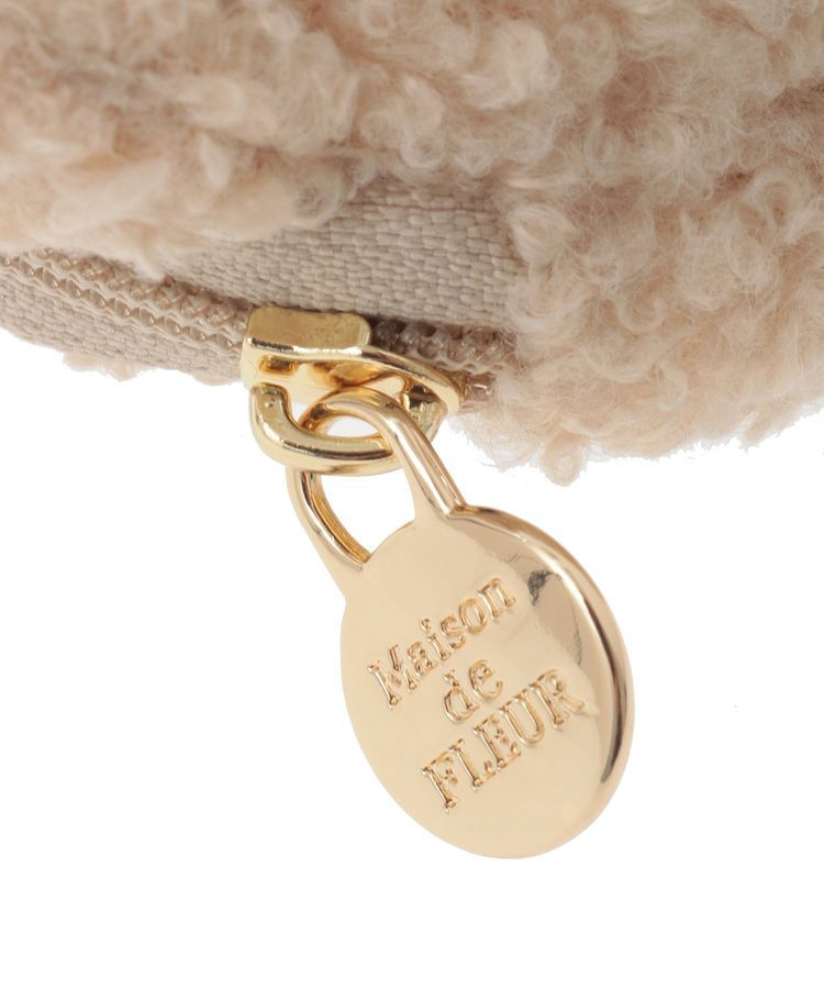 Maison de FLEUR「リボンベアチャームポーチ」|ポーチ|