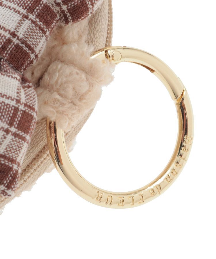 Maison de FLEUR「リボンベアチャームポーチ」|ポーチ|