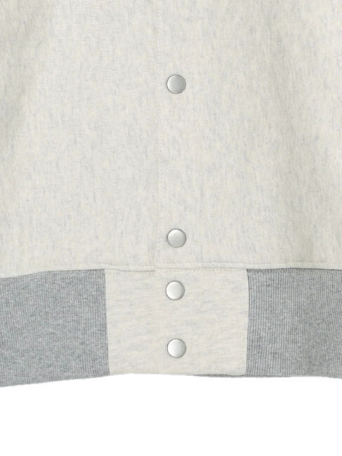  「ドットボタンフード裏毛カーディガン」|カーディガン|