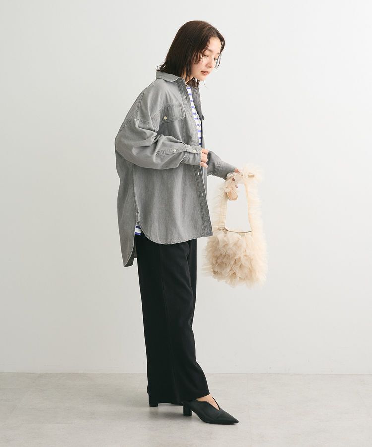 Green Parks「デニムBIGシャツ」|シャツ・ブラウス|