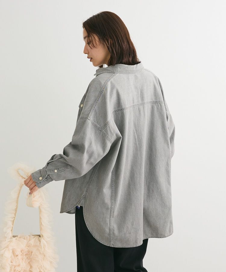 Green Parks「デニムBIGシャツ」|シャツ・ブラウス|