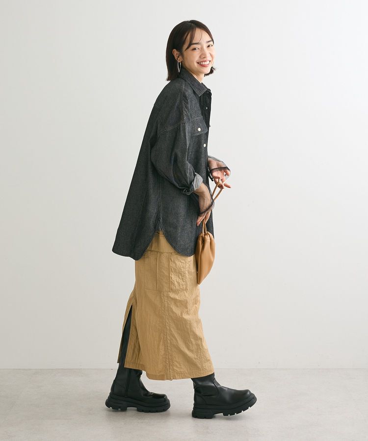 Green Parks「デニムBIGシャツ」|シャツ・ブラウス|