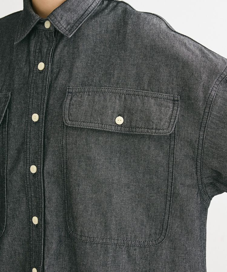 Green Parks「デニムBIGシャツ」|シャツ・ブラウス|