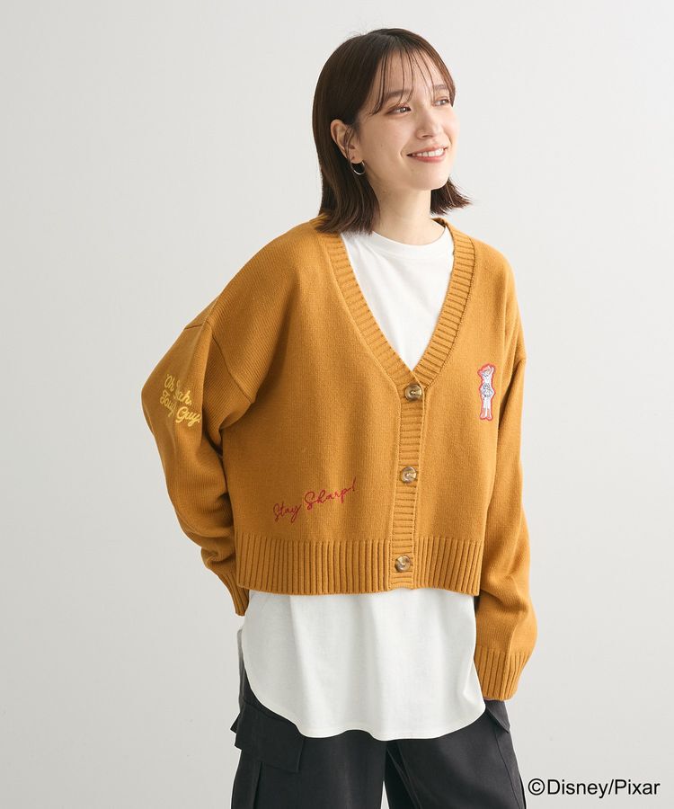 Green Parks「トイストーリー/ワッペンショート丈カーディガン」|カーディガン|