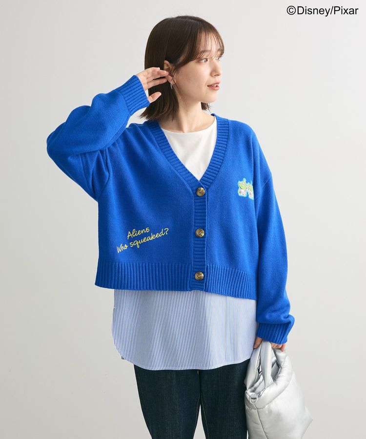 Green Parks「トイストーリー/ワッペンショート丈カーディガン」|カーディガン|