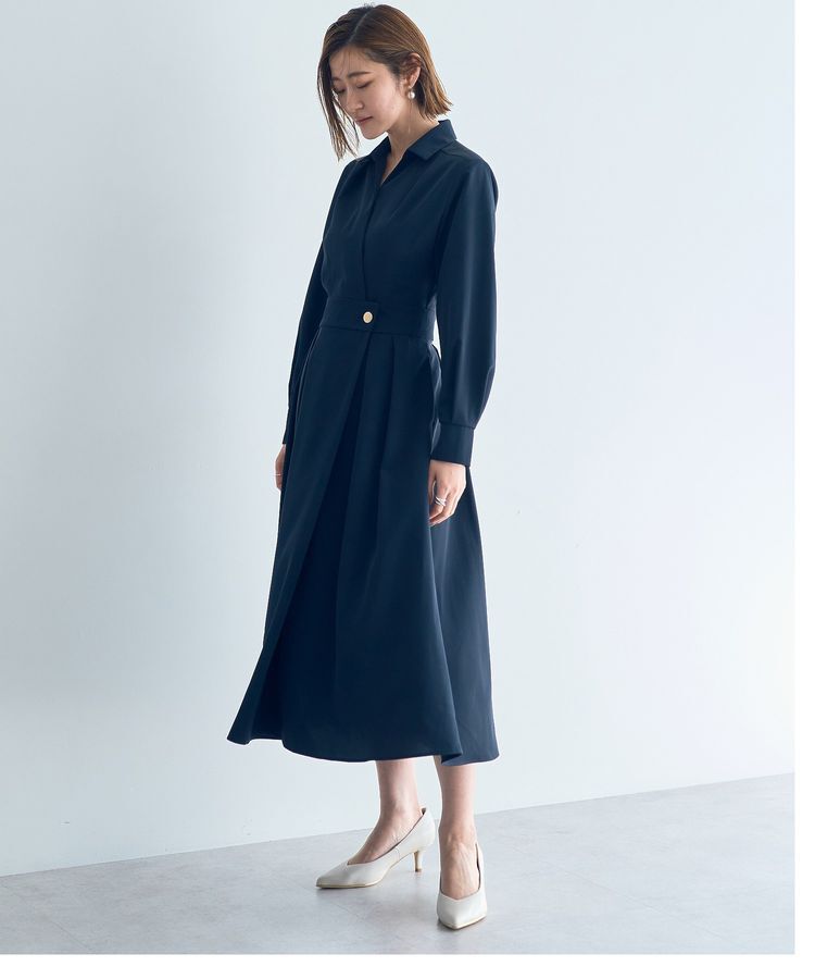 YECCA VECCA「カシュクールタックワンピース」|ワンピース|