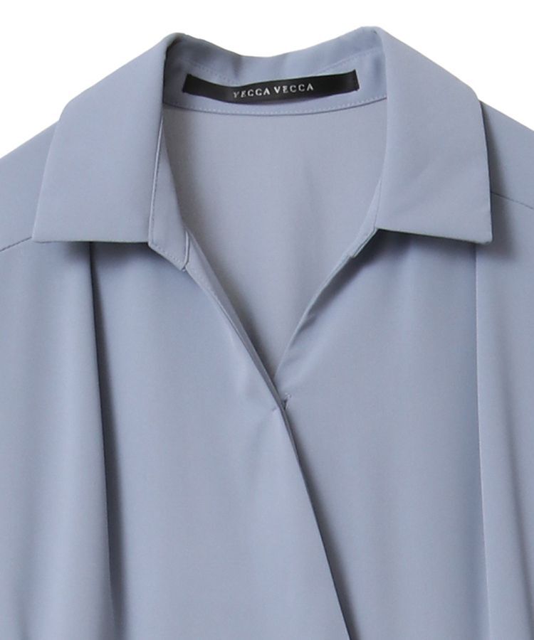 YECCA VECCA「カシュクールタックワンピース」|ワンピース|
