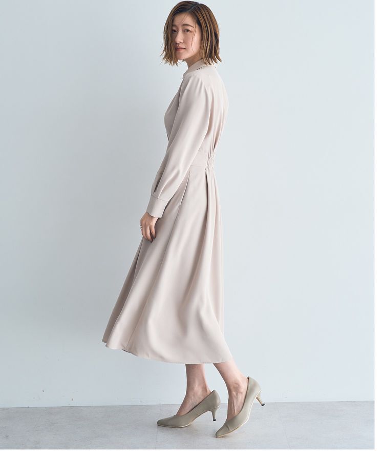 YECCA VECCA「カシュクールタックワンピース」|ワンピース|