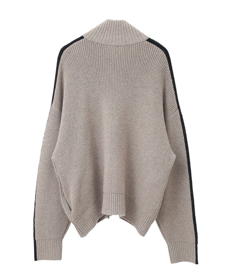 GARAGE OF GOOD CLOTHING「ライン入りZIP付ニット/24AW」|カーディガン|