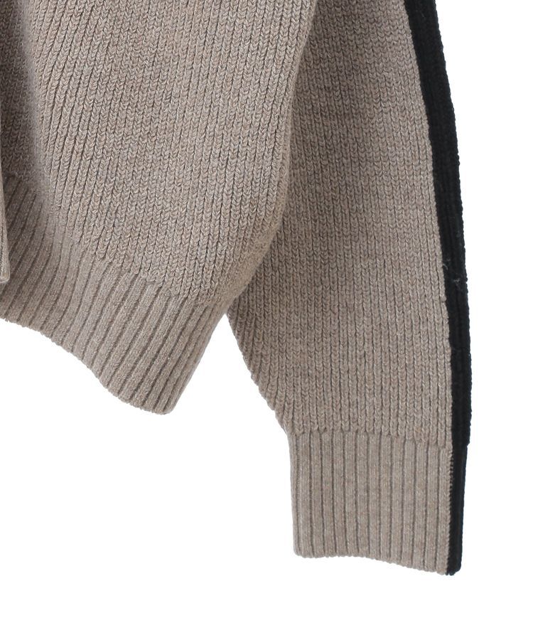 GARAGE OF GOOD CLOTHING「ライン入りZIP付ニット/24AW」|カーディガン|