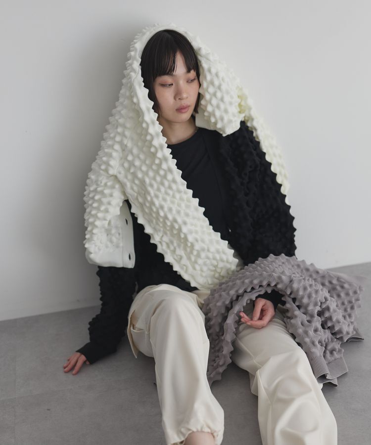 GARAGE OF GOOD CLOTHING「ギザギザカーデ」|カーディガン|