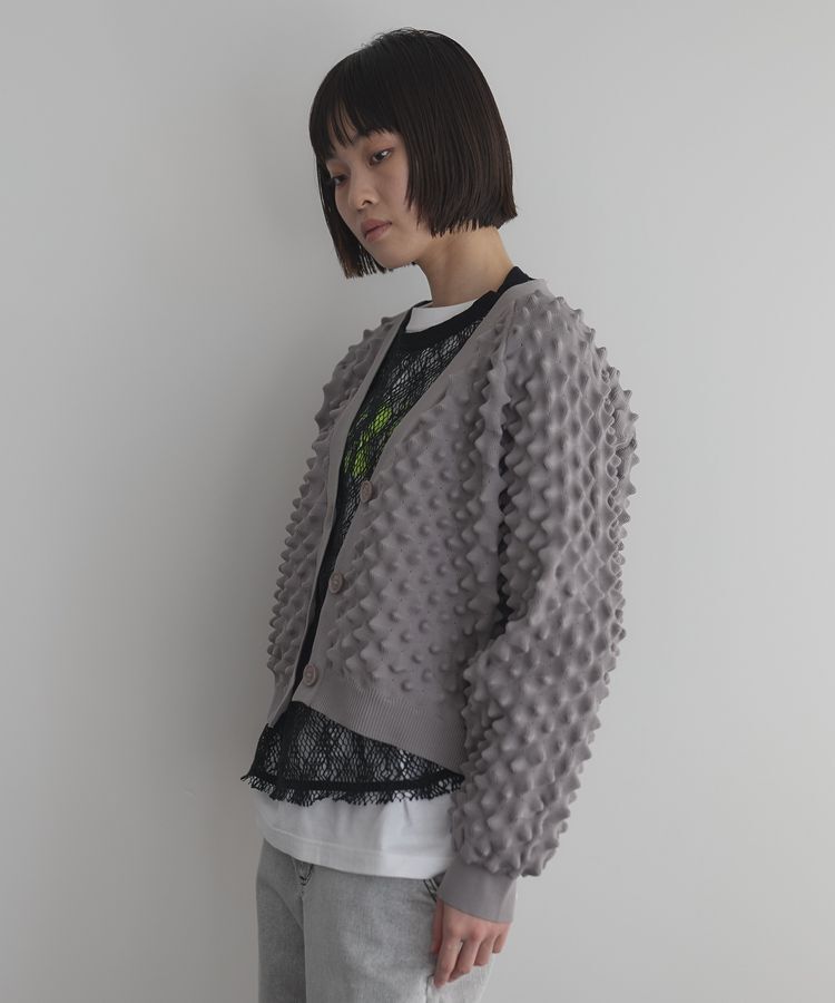 GARAGE OF GOOD CLOTHING「ギザギザカーデ」|カーディガン|Gray