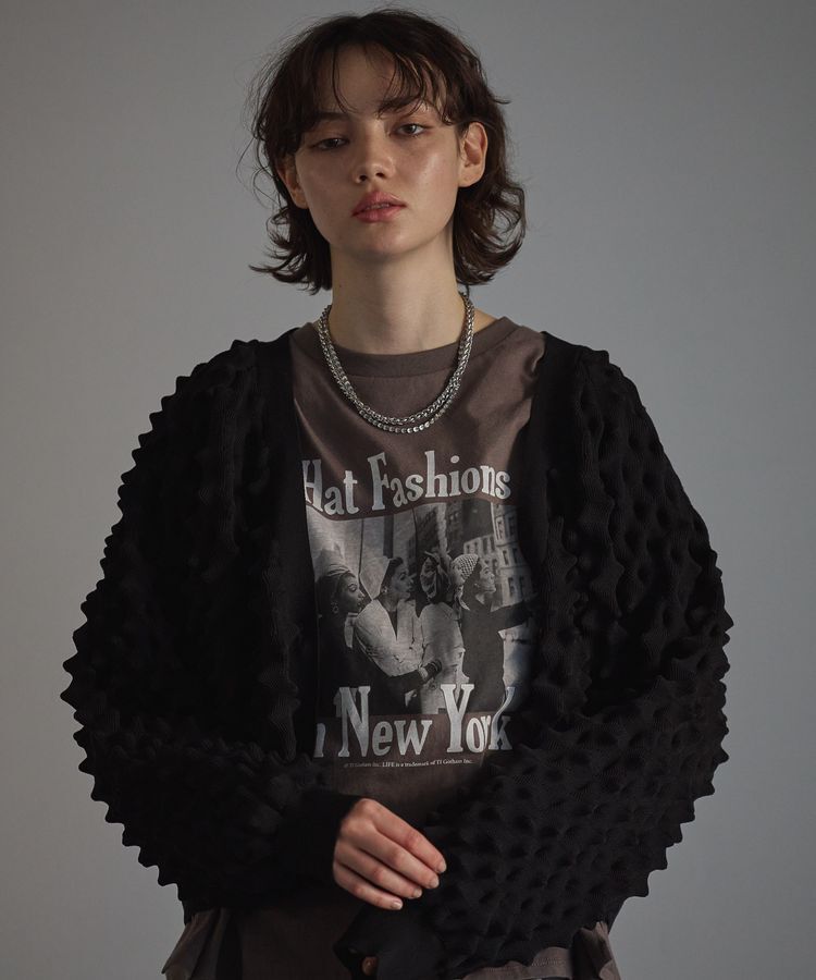 GARAGE OF GOOD CLOTHING「ギザギザカーデ」|カーディガン|Black