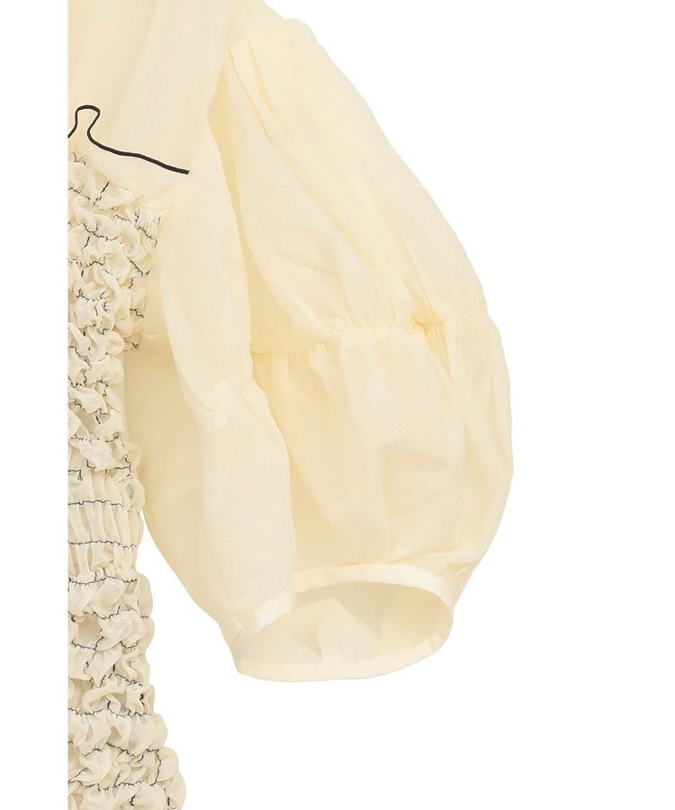 GARAGE OF GOOD CLOTHING「【CLANE】COLOR STITCHED SHIRRING TOPS」|シャツ・ブラウス|