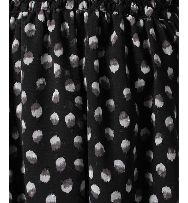 allureville「シフォンカットドビープリントワンピース」|ワンピース|