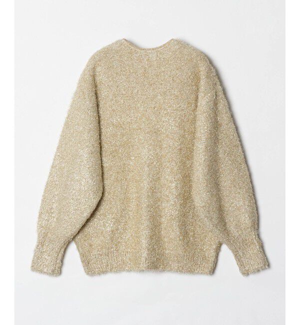 allureville「シャイニーフェザーカーディガン」|カーディガン|