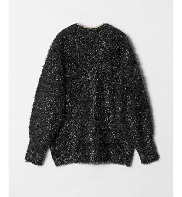 allureville「シャイニーフェザーカーディガン」|カーディガン|