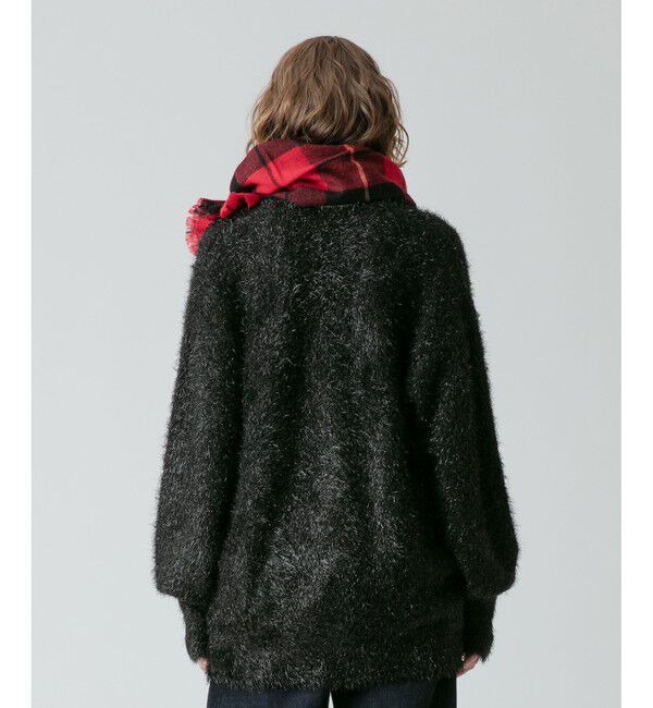 allureville「シャイニーフェザーカーディガン」|カーディガン|