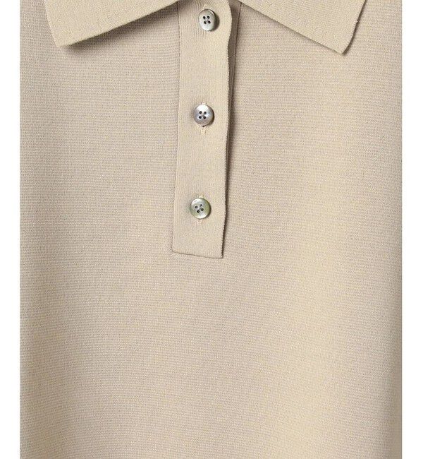 allureville「ワイズワイドクロップドポロ」|カーディガン|