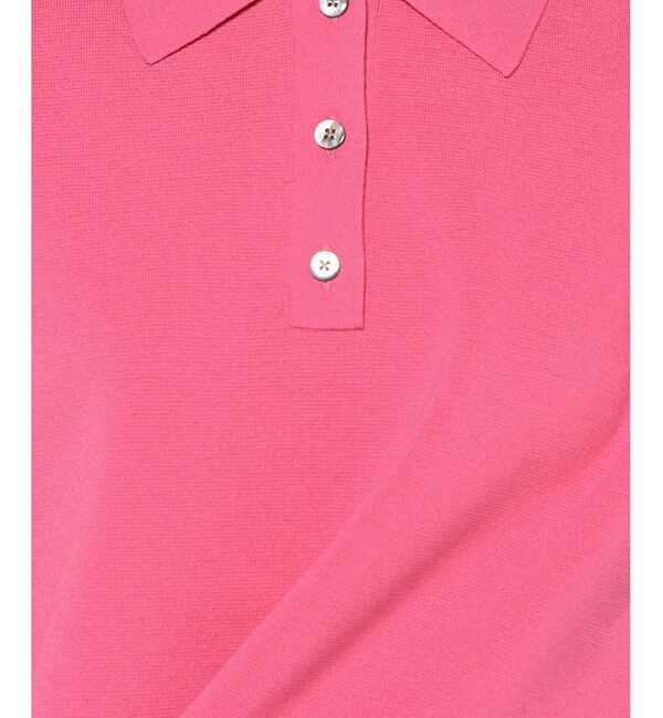 allureville「ワイズワイドクロップドポロ」|カーディガン|