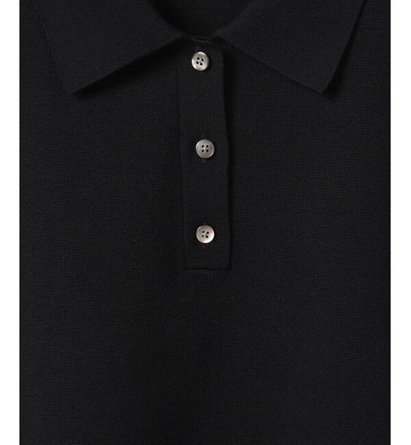 allureville「ワイズワイドクロップドポロ」|カーディガン|