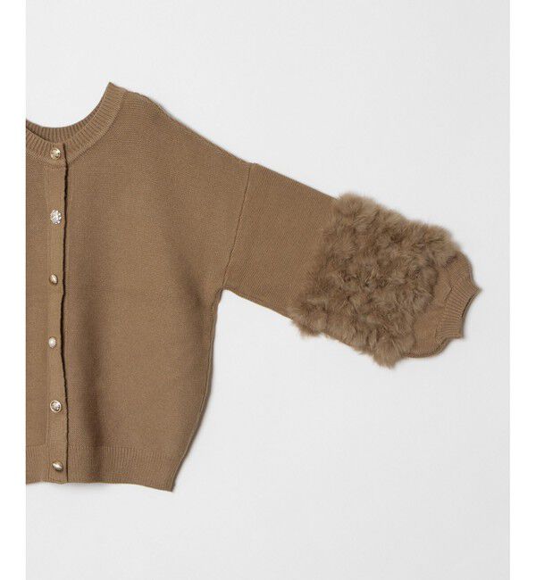 allureville「ラビットカフクレイジー釦2WAYプルオーバー」|ニット・セーター|