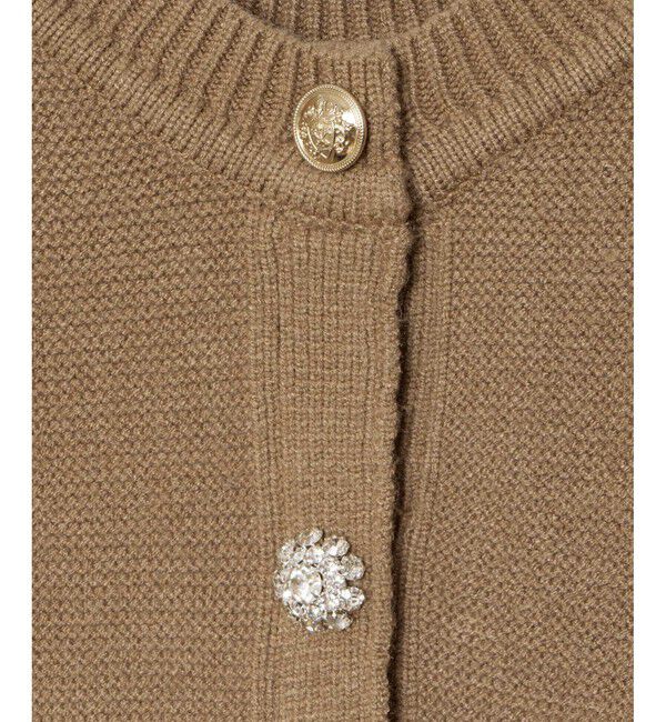 allureville「ラビットカフクレイジー釦2WAYプルオーバー」|ニット・セーター|