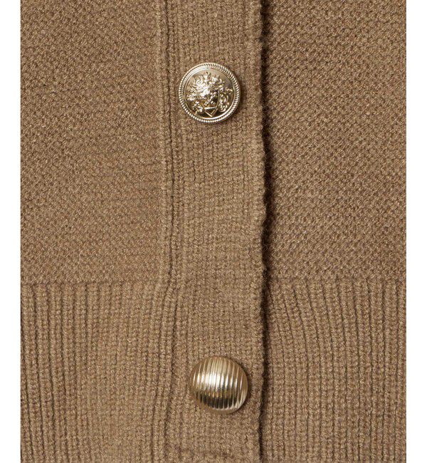 allureville「ラビットカフクレイジー釦2WAYプルオーバー」|ニット・セーター|