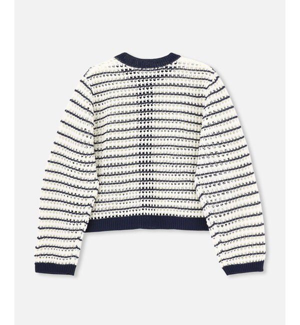 allureville「フィッシュネットニットジャケット」|カーディガン|