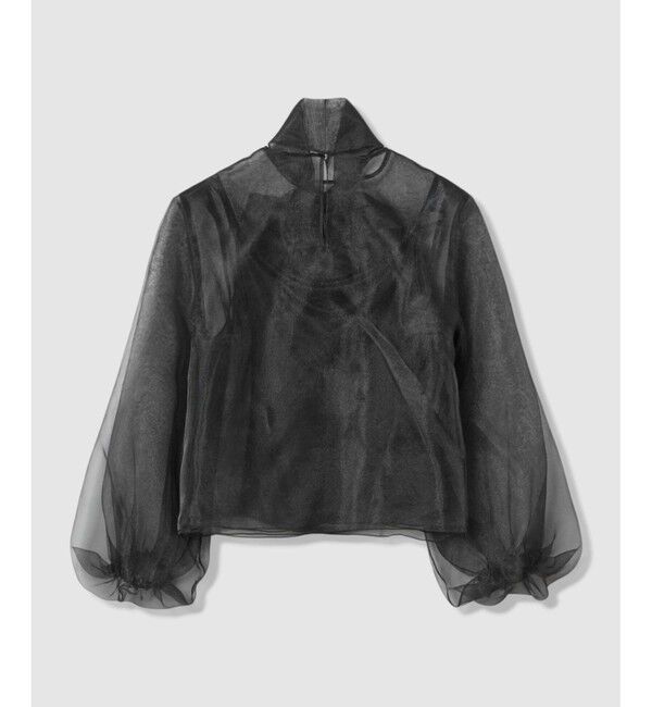 LOULOU WILLOUGHBY「【LOULOU WILLOUGHBY】オーガンリボンブラウス」|シャツ・ブラウス|