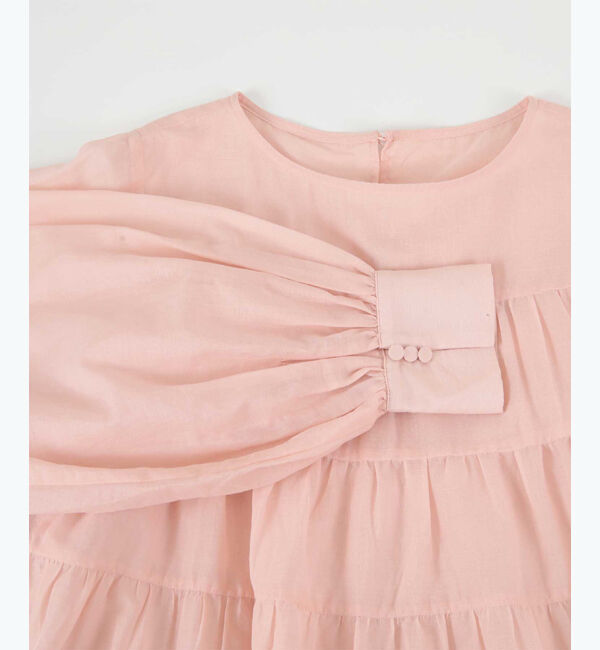 titivate「【前坂美結さんS/Sコラボ】コットンボイルティアードブラウス」|シャツ・ブラウス|