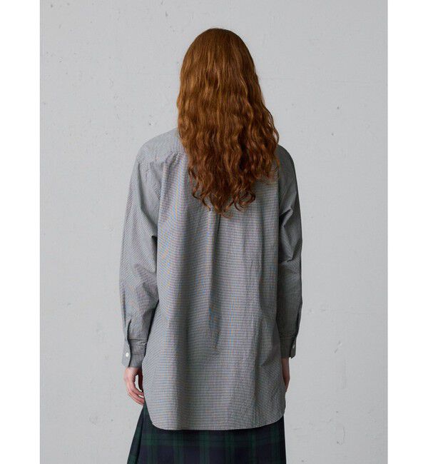 MidiUmi「MidiUmi パターンワイドロングシャツ」|シャツ・ブラウス|