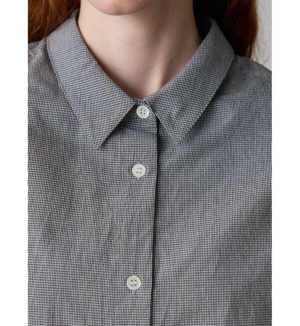 MidiUmi「MidiUmi パターンワイドロングシャツ」|シャツ・ブラウス|