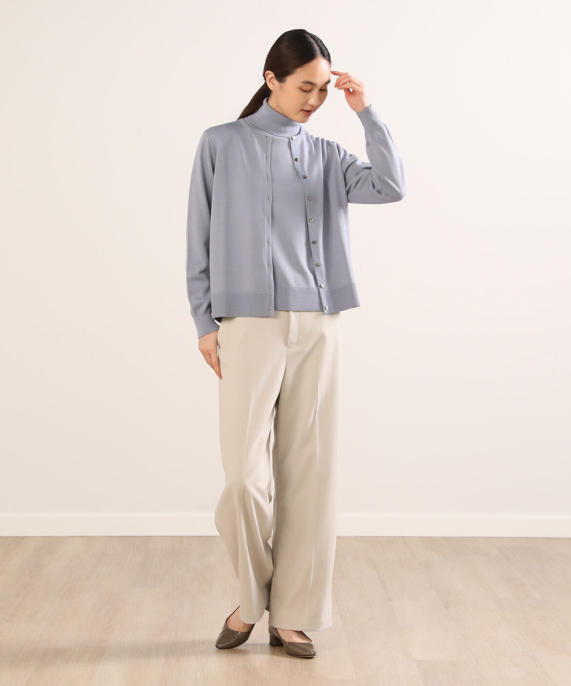 I.T.'S international「クルーネックカーディガン《HARMONY》」|カーディガン|