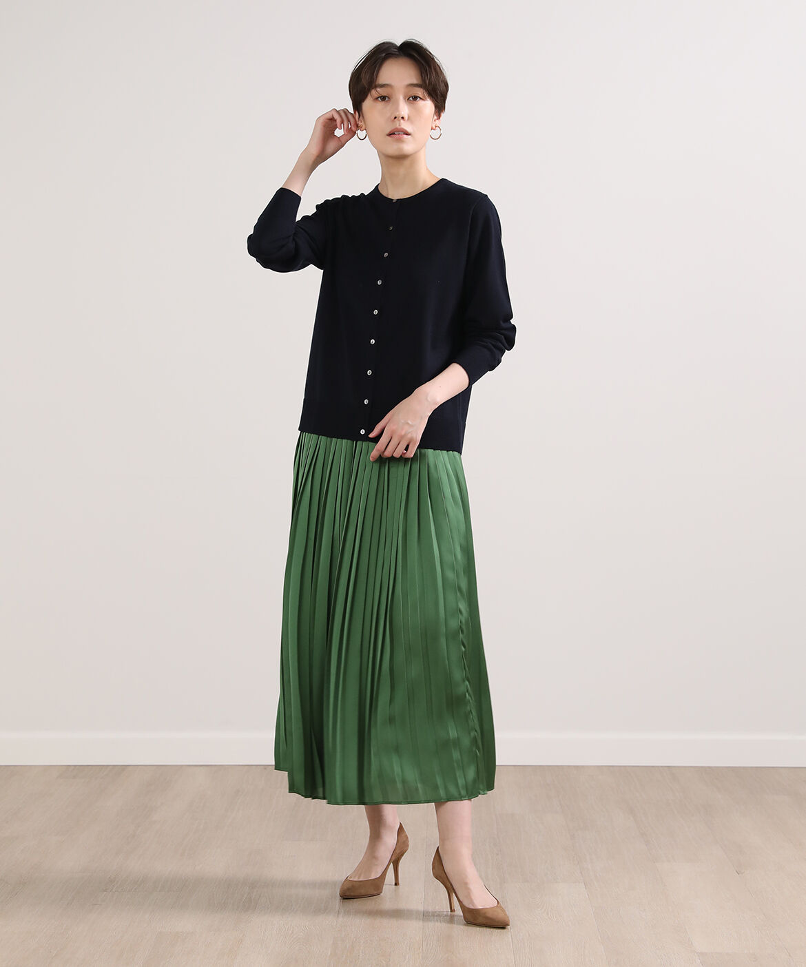 I.T.'S international「クルーネックカーディガン《HARMONY》」|カーディガン|