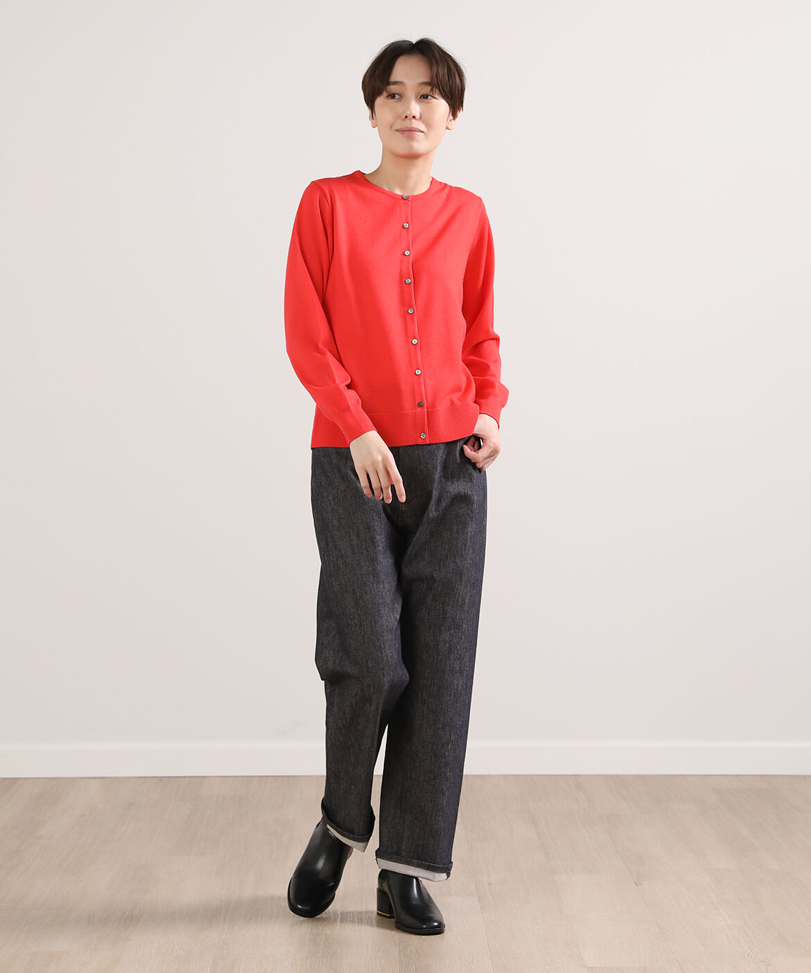 I.T.'S international「クルーネックカーディガン《HARMONY》」|カーディガン|