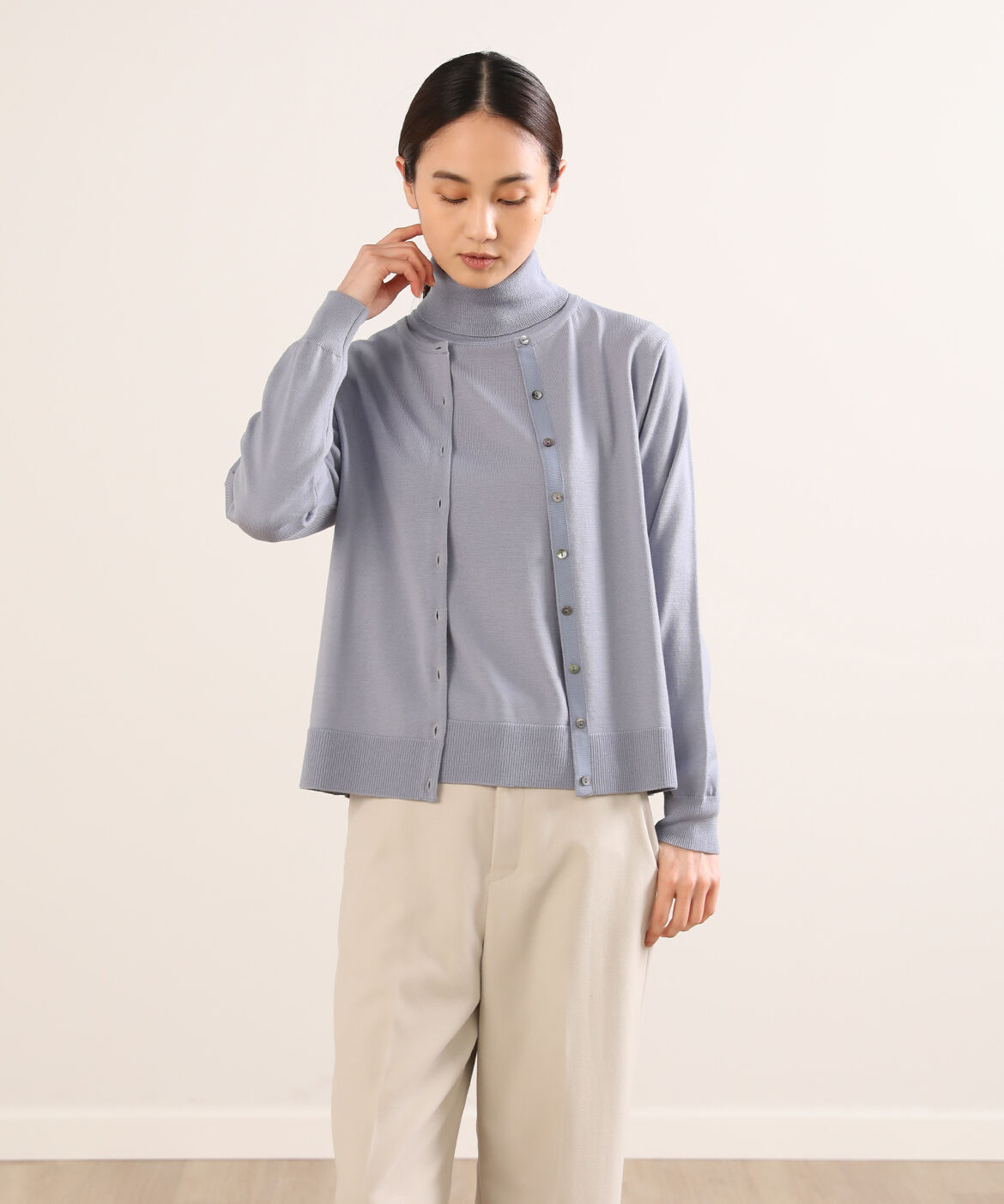 I.T.'S international「クルーネックカーディガン《HARMONY》」|カーディガン|