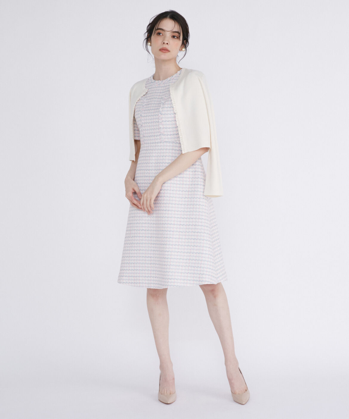 Maglie le cassetto「《大きいサイズ》フリルボレロカーディガン 《M Maglie le cassetto》」|カーディガン|