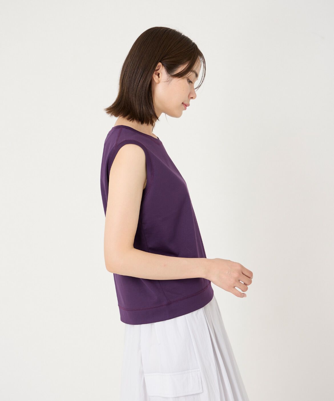 I.T.'S international「ノースリーブカットソー」|Tシャツ・カットソー|