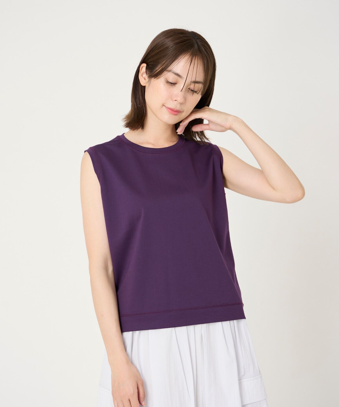 I.T.'S international「ノースリーブカットソー」|Tシャツ・カットソー|