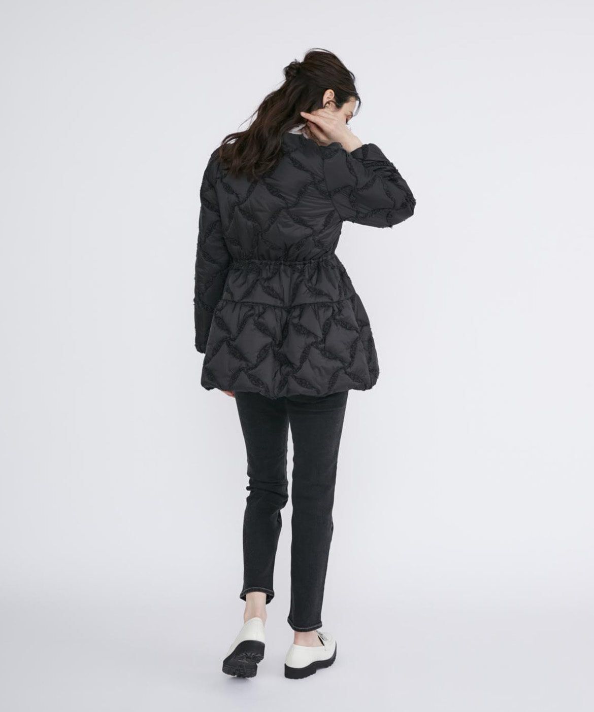 Maglie le cassetto「ループ刺繍キルティングブルゾン」|その他|