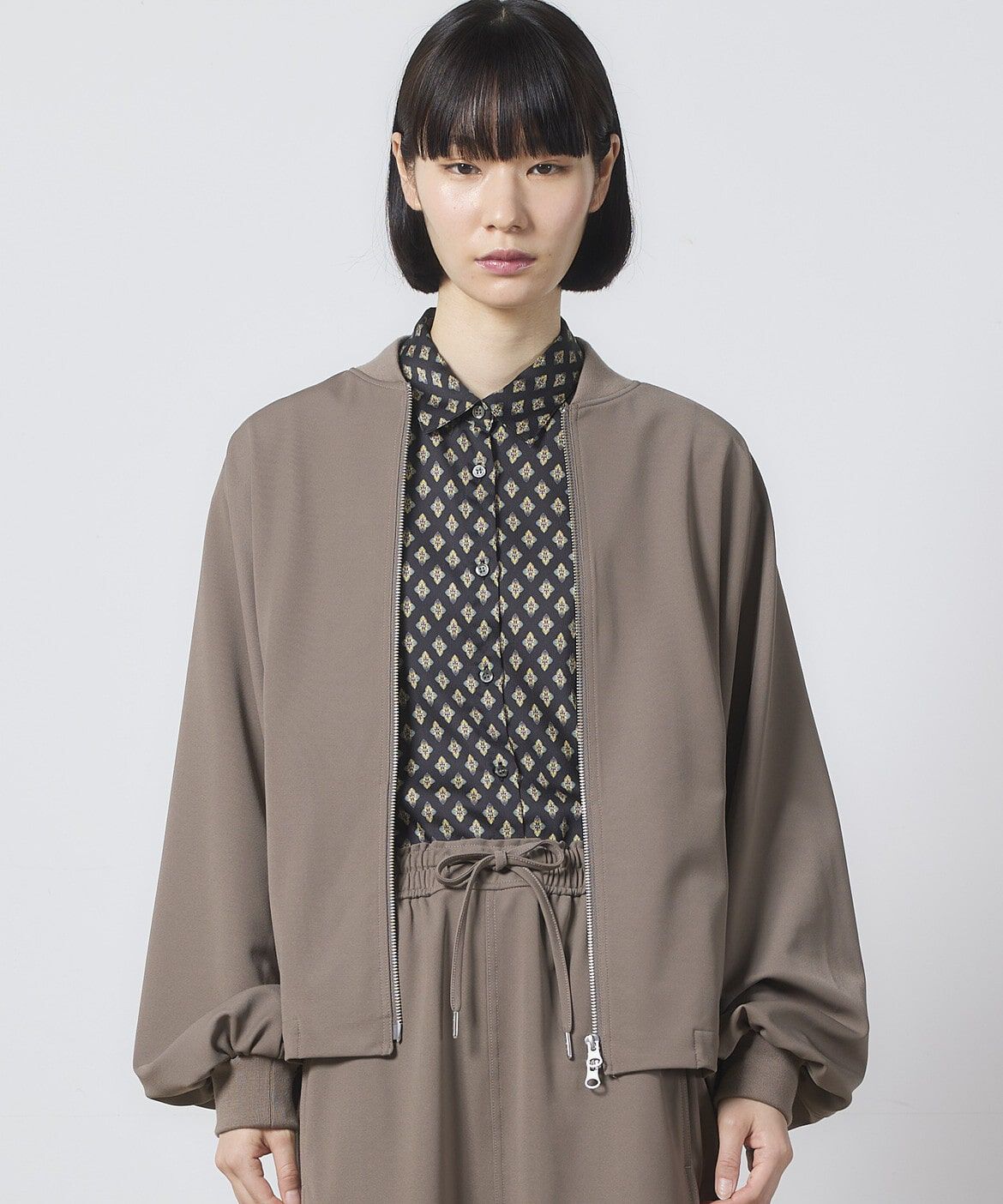 I.T.'S international「《ユニセックス》エクストラジャージブルゾン」|その他|モカチャ3