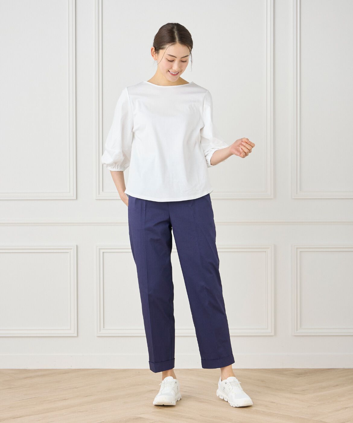 I.T.'S international「デザインスリーブプルオーバーカットソー」|Tシャツ・カットソー|