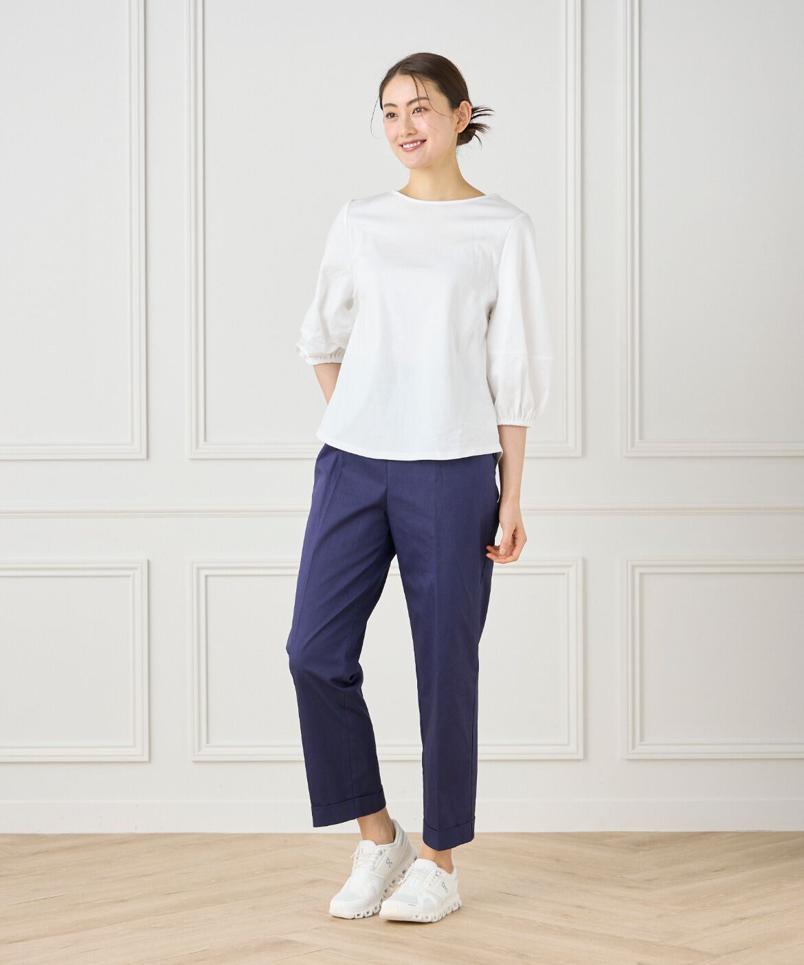 I.T.'S international「デザインスリーブプルオーバーカットソー」|Tシャツ・カットソー|