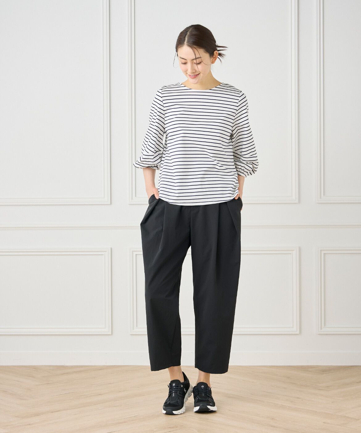 I.T.'S international「デザインスリーブプルオーバーカットソー」|Tシャツ・カットソー|