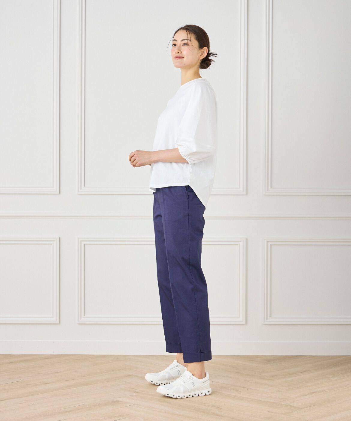 I.T.'S international「デザインスリーブプルオーバーカットソー」|Tシャツ・カットソー|