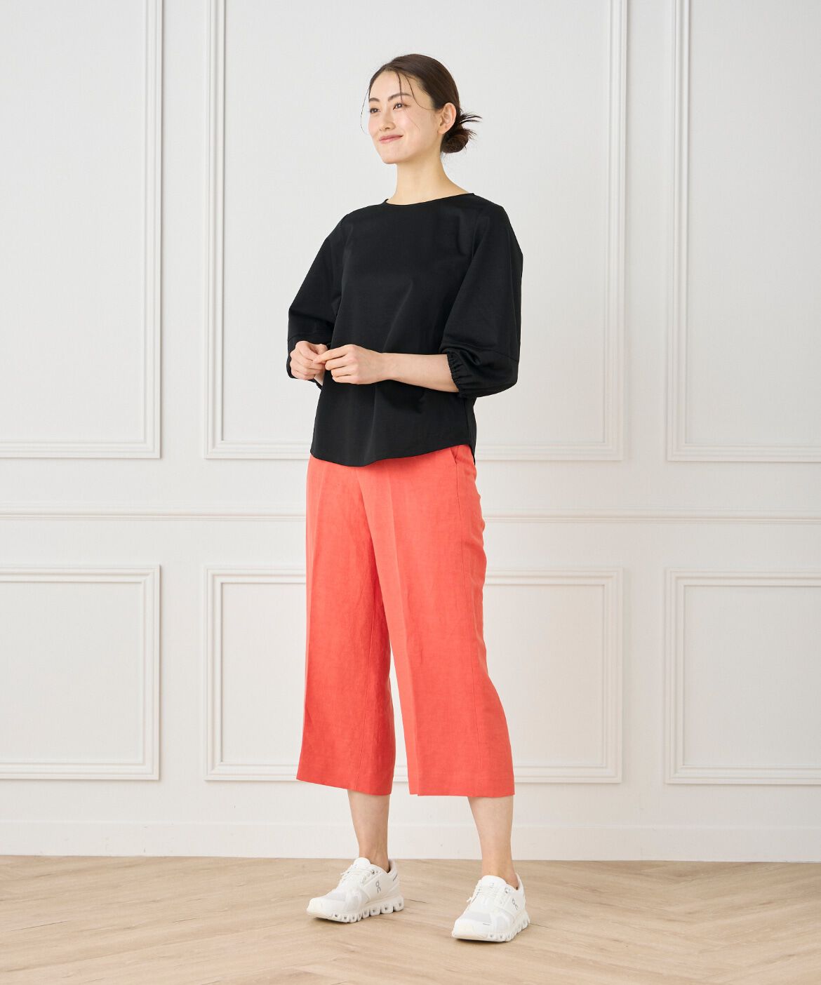 I.T.'S international「デザインスリーブプルオーバーカットソー」|Tシャツ・カットソー|